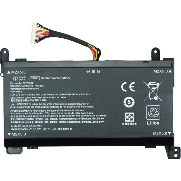 Фото - Аккумулятор для ноутбука PowerPlant HP Omen 17 (FM08) 14.8V 5200mAh (NB461660)