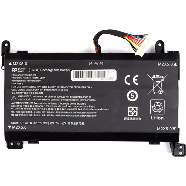 Фото - Акумулятор для ноутбука PowerPlant HP Omen 17 (FM08) 14.8V 5200mAh 16 pin (NB461776) Фото - Акумулятор для ноутбука PowerPlant HP Omen 17 (FM08) 14.8V 5200mAh 16 pin (NB461776)