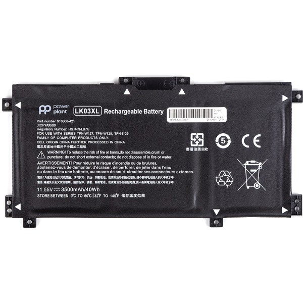 Фото - Акумулятор для ноутбука PowerPlant HP Envy 17 (LK03XL) 11.55V 3500mAh (NB461783) Фото - Акумулятор для ноутбука PowerPlant HP Envy 17 (LK03XL) 11.55V 3500mAh (NB461783)