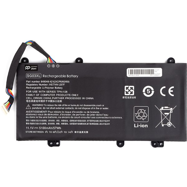 Фото - Аккумулятор для ноутбука PowerPlant HP SG03-3S1P 11.1V 5100mAh (NB461981)
