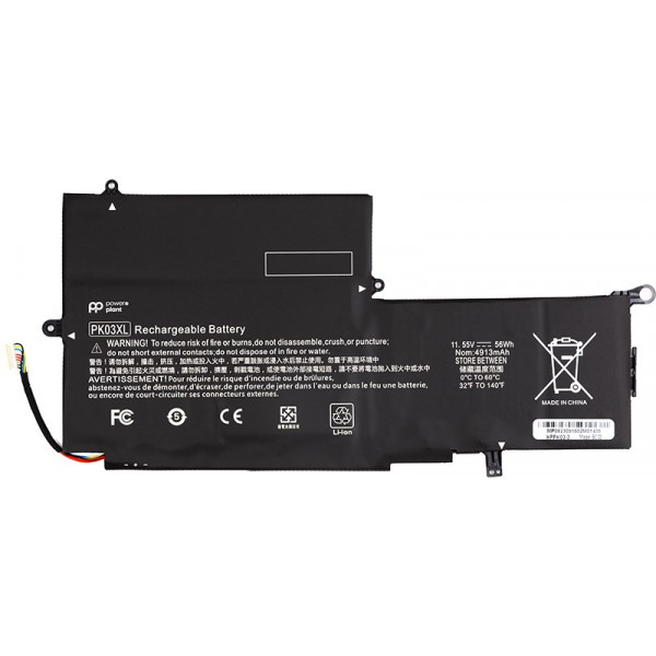 Фото - Акумулятор для ноутбука PowerPlant HP Spectre Pro X360 G1 (PK03XL) 11.55V 4913mAh (NB462032)