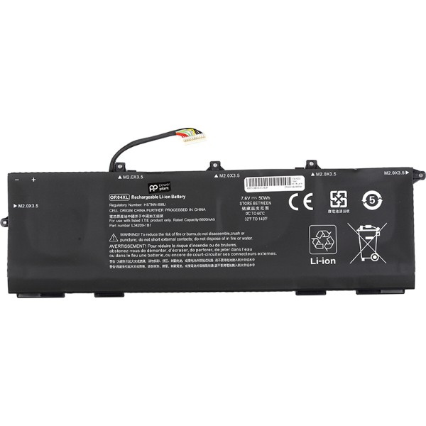 Фото - Акумулятор для ноутбука PowerPlant HP Elitebook x360 (OR04XL) 7.6V 6600mAh (NB462179)