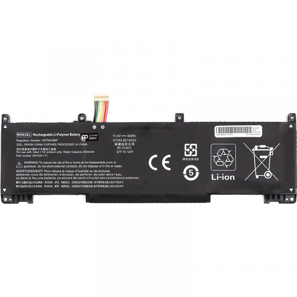 Фото - Акумулятор для ноутбука PowerPlant HP ProBook 430 (RH03XL) 11.4V 3550mAh (NB462186)