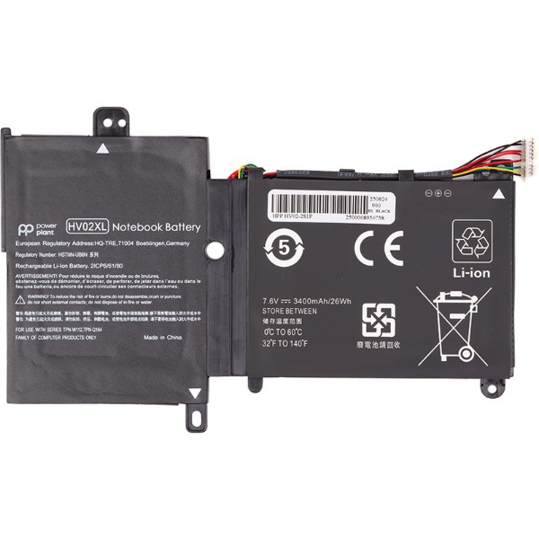 Фото - Акумулятор для ноутбука PowerPlant HP Pavilion X360 11-K (HV02XL) 7.6V 3400mAh (NB462490)