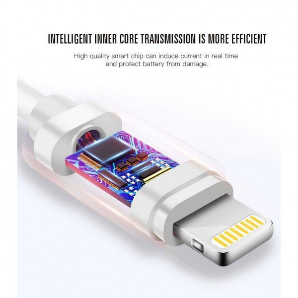 Фото - Кабель синхронізації даних XO USB A - Lightning 2.0 (NB47)