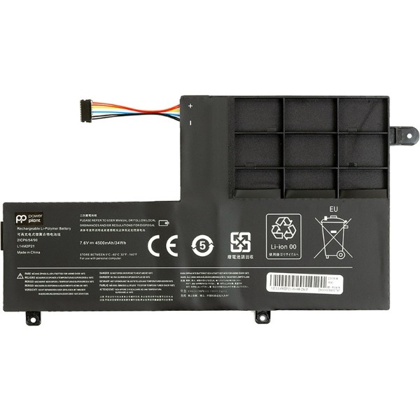 Фото - Аккумулятор для ноутбука PowerPlant LENOVO Ideapad 300S (L14M2P21) 7.6V 4500mAh (NB480715)