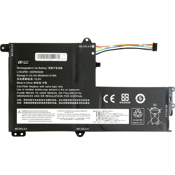 Фото - Акумулятор для ноутбука PowerPlant Lenovo Flex 5-1470 (L15C3PB1) 11.4V 4500mAh (NB480937)