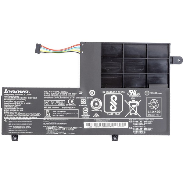 Фото - Акумулятор для ноутбука PowerPlant LENOVO Yoga 510-14AST (L15C2PB1) 7.4V 4050mAh (original) (NB481002)