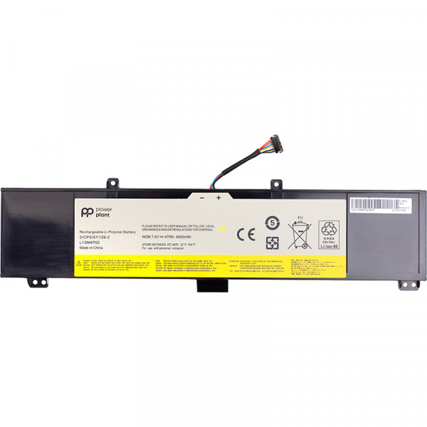 Фото - Аккумулятор для ноутбука PowerPlant LENOVO Erazer Y50 (L13M4P02) 7.4V 6400mAh (NB481040)