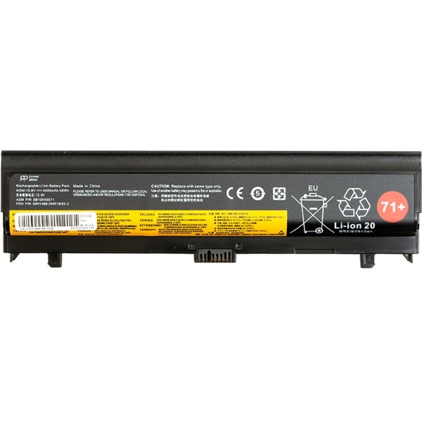Фото - Аккумулятор для ноутбука PowerPlant LENOVO ThinkPad L560 (B10H45071/71+) 10.8V 4400mAh (NB481224)