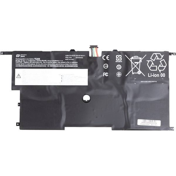 Фото - Аккумулятор для ноутбука PowerPlant LENOVO ThinkPad X1 Carbon Gen3 3rd 2015 (00HW002) 15.4V 3180mAh (NB481620)