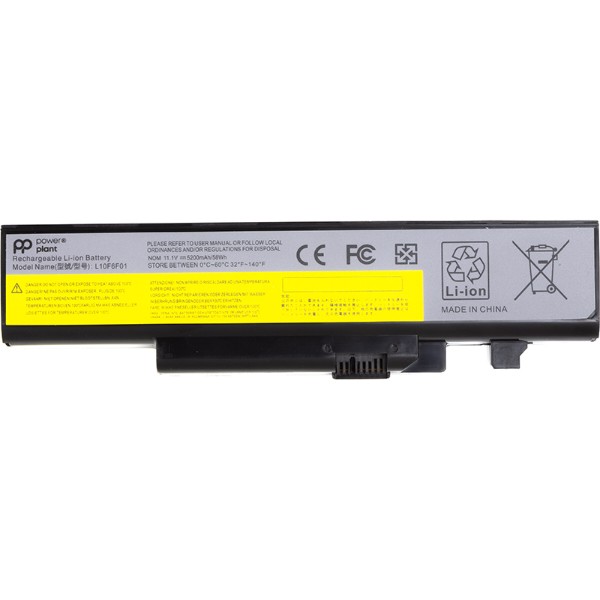 Фото - Акумулятор для ноутбука PowerPlant LENOVO IdeaPad Y470 (L10F6F01) 11.1V 5200mAh (NB481637)
