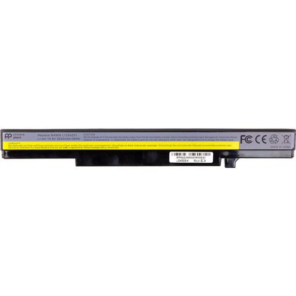 Фото - Акумулятор для ноутбука PowerPlant LENOVO IdeaPad K4250 (L12S4Z51) 14.8V 2600mAh (NB482054)