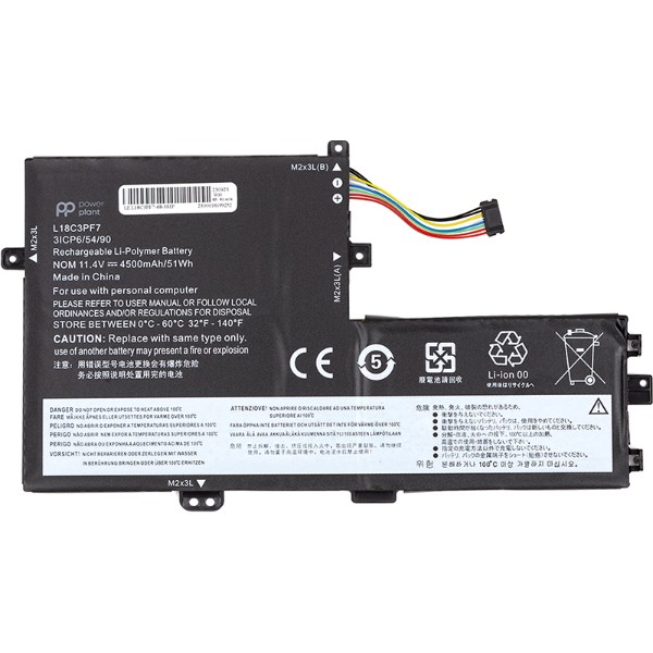 Фото - Аккумулятор для ноутбука PowerPlant LENOVO Ideapad S340-14IML (L18C3PF7) 11.4V 4500mAh (NB482092)