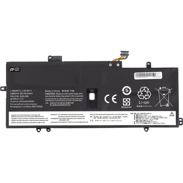 Фото - Акумулятор для ноутбука PowerPlant LENOVO ThinkPad P1 (L18M4P71) 15.4V 3570mAh (NB482108)