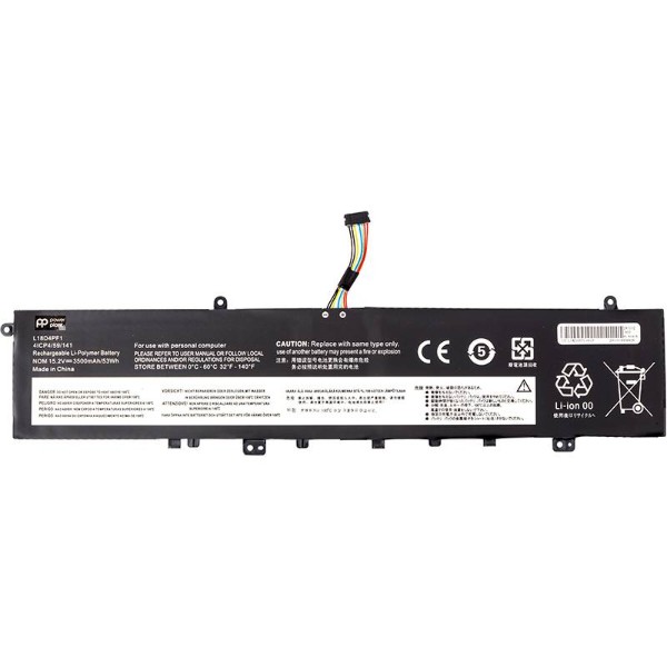 Фото - Аккумулятор для ноутбука PowerPlant LENOVO Yoga 9-15IMH5 (L18D4PF1) 15.2V 3500mAh (NB482436) Фото - Аккумулятор для ноутбука PowerPlant LENOVO Yoga 9-15IMH5 (L18D4PF1) 15.2V 3500mAh (NB482436)