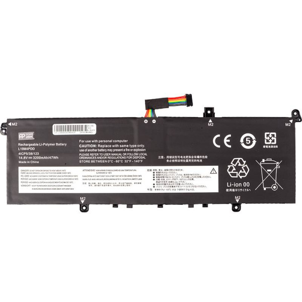 Фото - Аккумулятор для ноутбука PowerPlant LENOVO ThinkBook 13s ITL (L19M4PDD) 14.8V 3200mAh (NB482498)
