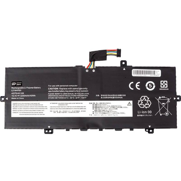 Фото - Аккумулятор для ноутбука PowerPlant LENOVO ThinkBook 13x G2 IAP Series (L21M4PD0) 15.4V 3200mAh (NB482504)