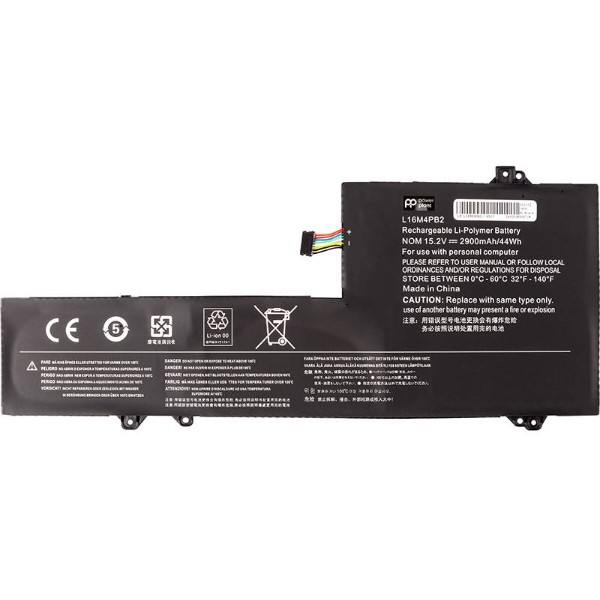 Фото - Аккумулятор для ноутбука PowerPlant LENOVO IdeaPad 720s-14IKB (L16M4PB2) 15.2V 2900mAh (NB482528)