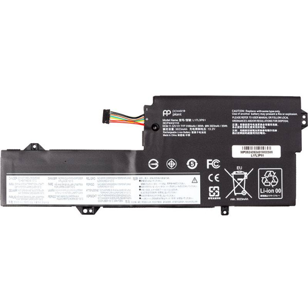 Фото - Аккумулятор для ноутбука PowerPlant LENOVO Ideapad Yoga 720-12IKB (L17L3P61) 11.52V 3166mAh (NB482535)