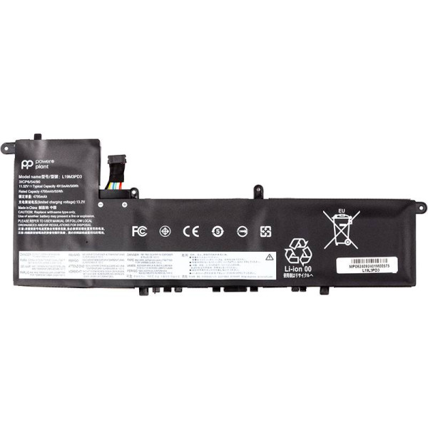 Фото - Акумулятор для ноутбука PowerPlant LENOVO Ideapad S540-13API (L19L3PD3) 11.52V 4915mAh (NB482542)