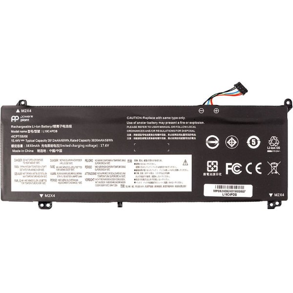 Фото - Аккумулятор для ноутбука PowerPlant LENOVO ThinkBook 14 G2 (L19C4PDB) 15.44V 3830mAh (NB482597)
