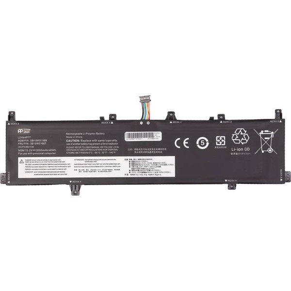 Фото - Аккумулятор для ноутбука PowerPlant LENOVO ThinkPad Z16 1st Gen (2022) Series (L21M4P77) 15.2V 3000m (NB482733)