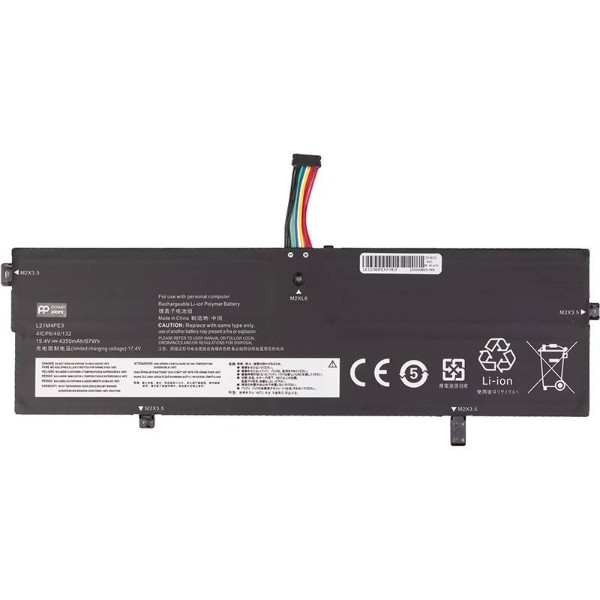 Фото - Аккумулятор для ноутбука PowerPlant LENOVO IdeaPad Yoga 7 16IAP7 (L21M4PE3) 15.4V 4350mAh (NB482740) Фото - Аккумулятор для ноутбука PowerPlant LENOVO IdeaPad Yoga 7 16IAP7 (L21M4PE3) 15.4V 4350mAh (NB482740)