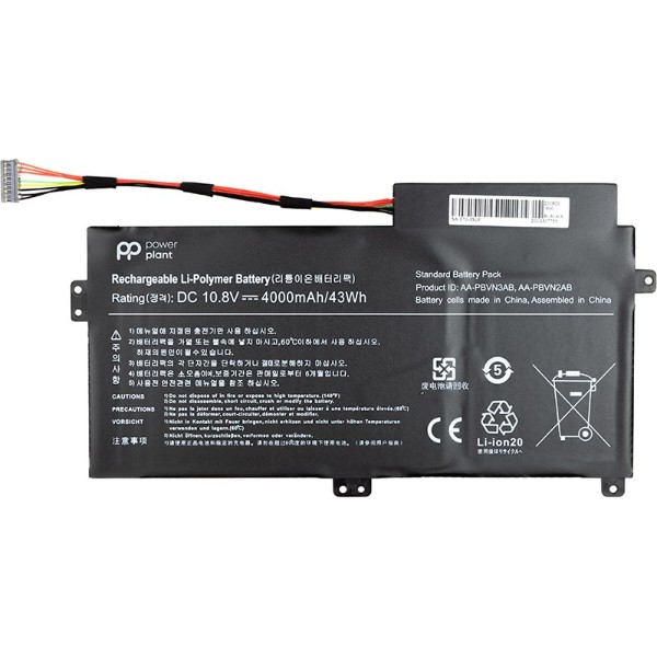Фото - Аккумулятор для ноутбука PowerPlant SAMSUNG 370R (AA-PBVN3AB) 10.8V 4000mAh (NB490080)