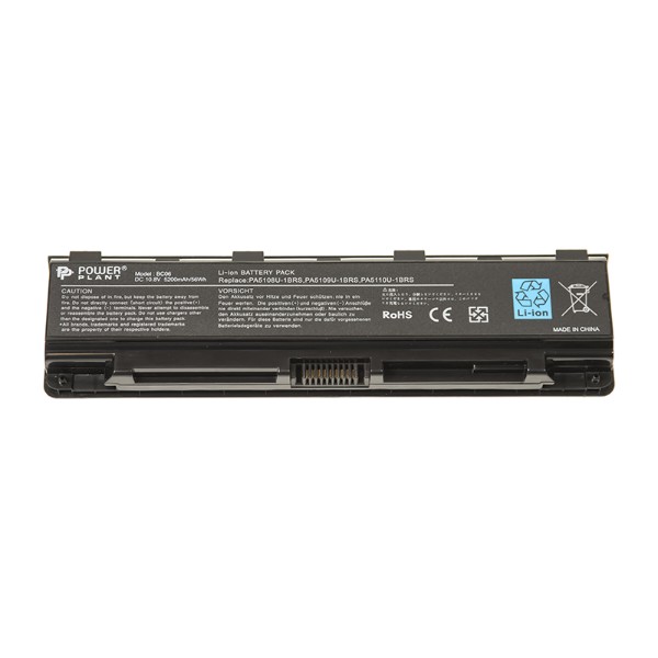Фото - Акумулятор для ноутбука PowerPlant TOSHIBA Satellite L750 (PA3817U-1BAS) 10.8V 5200mAh (NB510146)