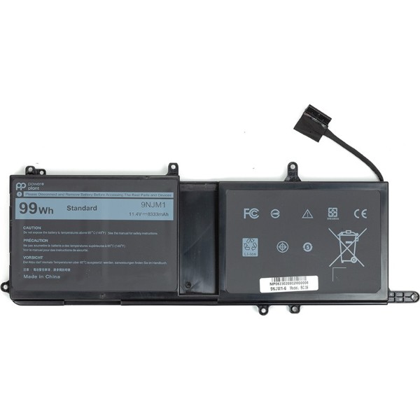 Фото - Аккумулятор для ноутбука PowerPlant Dell Alienware 15 R3 (9NJM1) 11.4V 99Wh (NB530007)