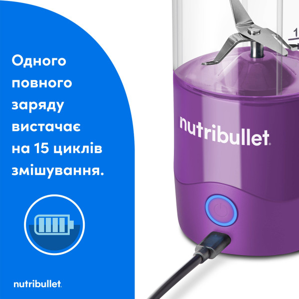 Фото - Блендер портативний NUTRIBULLET NBP003PU