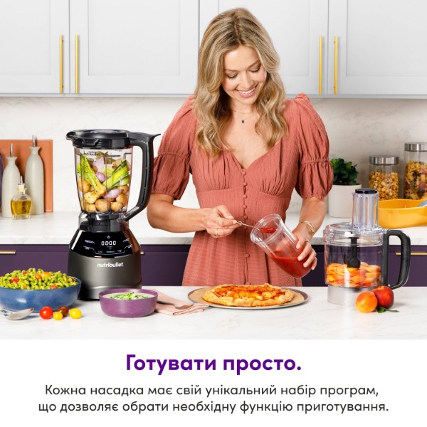 Фото - Блендер стаціонарний NUTRIBULLET NBF580B Triple Prep System