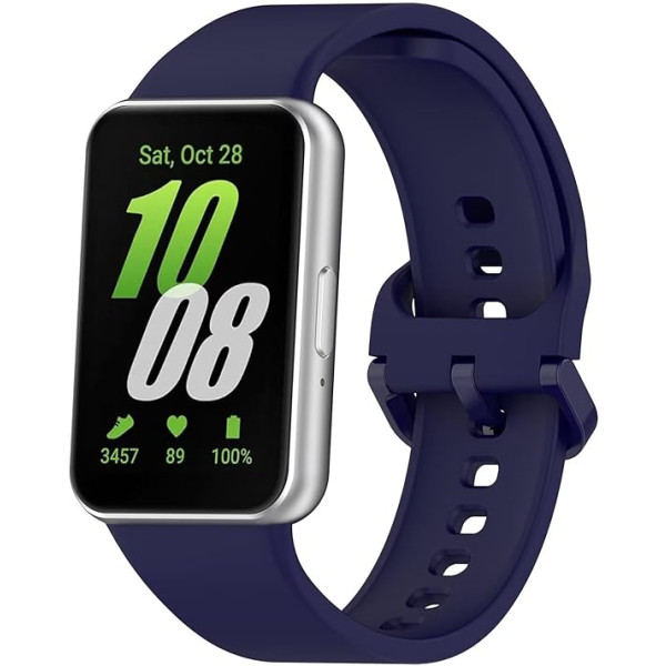 Фото - Ремінець для фітнес-браслету BeCover for Samsung Galaxy Fit 3 (20mm) Deep Blue (713196)