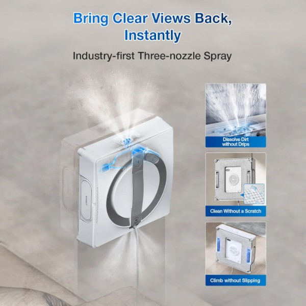Фото - Пылесос оконный Ecovacs Winbot W2 PRO OMNI (WG851-11)