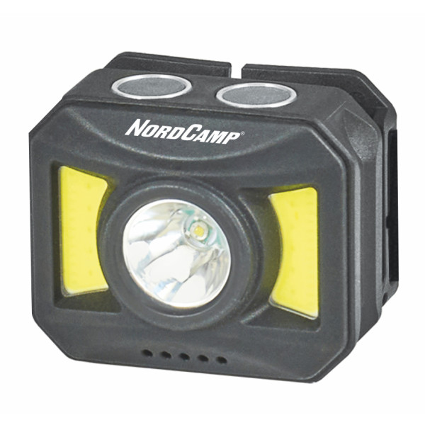 Фото - Фонарь налобный Nord Camp 150+140Lm, 3W+COB, 850mAh White/Red (NC30600)