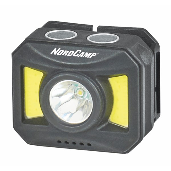 Фото - Фонарь налобный Nord Camp 150+140Lm, 3W+COB, 850mAh White/Red (NC30600)