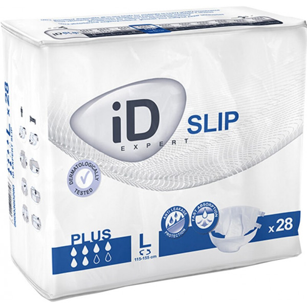 Фото - Одноразові підгузки ID для дорослих SLIP Plus Розмір L, 30 шт. (5600360280СЕЕ)