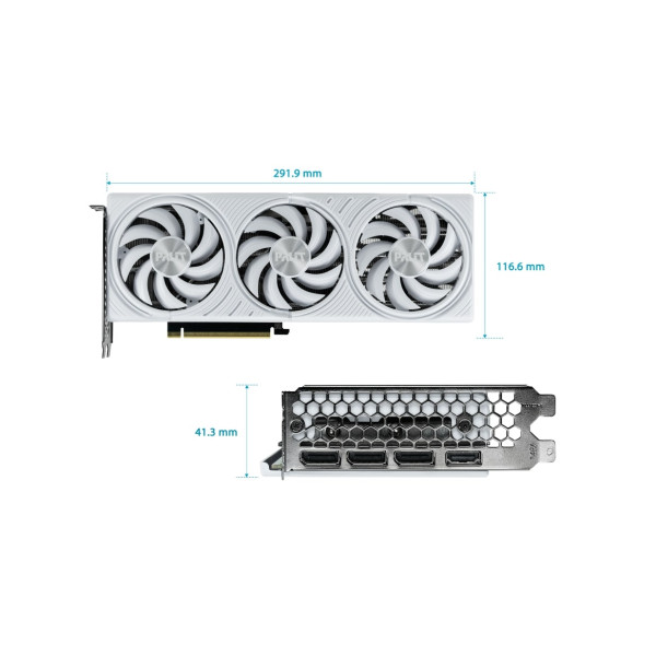 Фото - Відеокарта Palit GF RTX 5070 12GB GDDR7 White OC (NE75070U19K9-GB2050W)