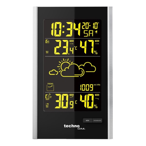 Фото - Метеостанция Technoline Black/Silver (WS9060)