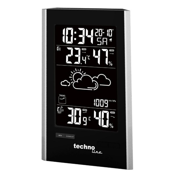 Фото - Метеостанция Technoline Black/Silver (WS9060)