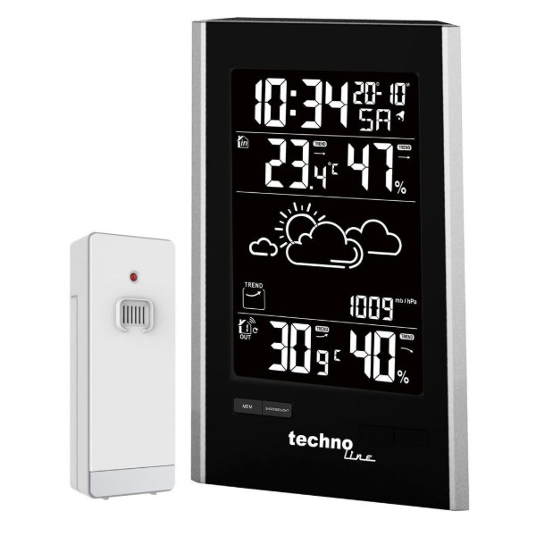 Фото - Метеостанция Technoline Black/Silver (WS9060)