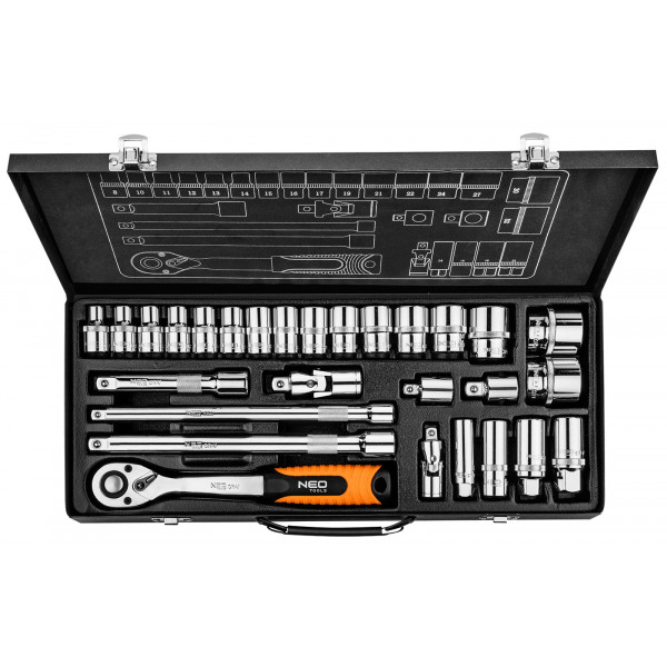 Фото - Набір інструментів Neo Tools 08-677 28 шт.
