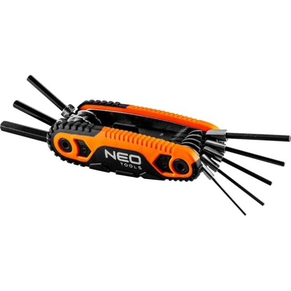 Фото - Набір шестигранних складних ключів Neo Tools 09-571 8 шт.