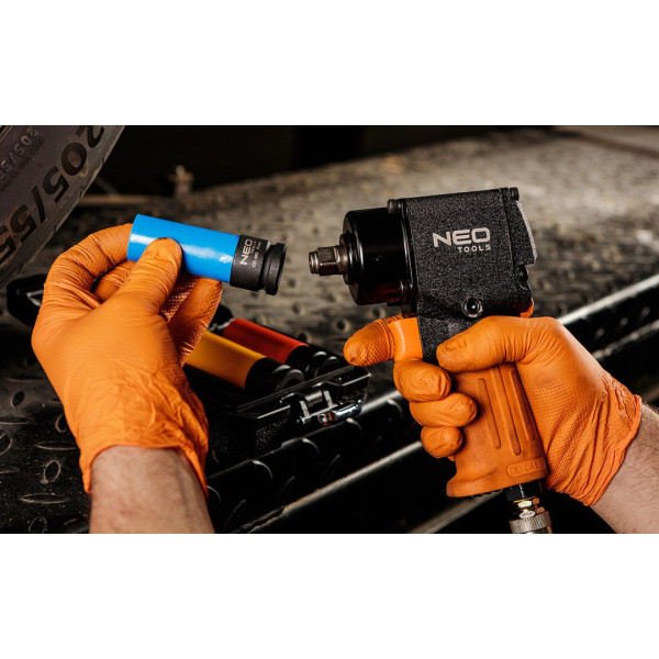 Фото - Набір торцевих голівок Neo Tools 1/2" 17,19,21 мм 3 шт. (12-350)