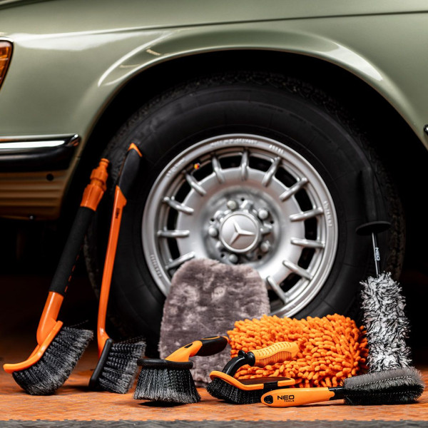 Фото - Перчатка для мойки авто Neo Tools двухсторонняя с деликатным покрытием 28х20 см (11-459)