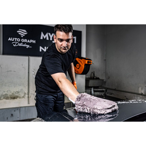 Фото - Перчатка для мойки авто Neo Tools двухсторонняя с деликатным покрытием 28х20 см (11-459)