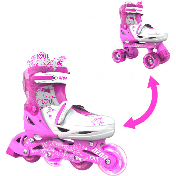 Фото - Ролики Neon Combo Skates Pink (NT09P4)