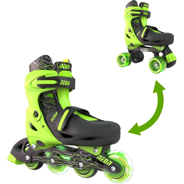 Фото - Ролики Neon Combo Skates Green (NT09G4)