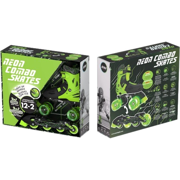 Фото - Ролики Neon Combo Skates Green (NT09G4)